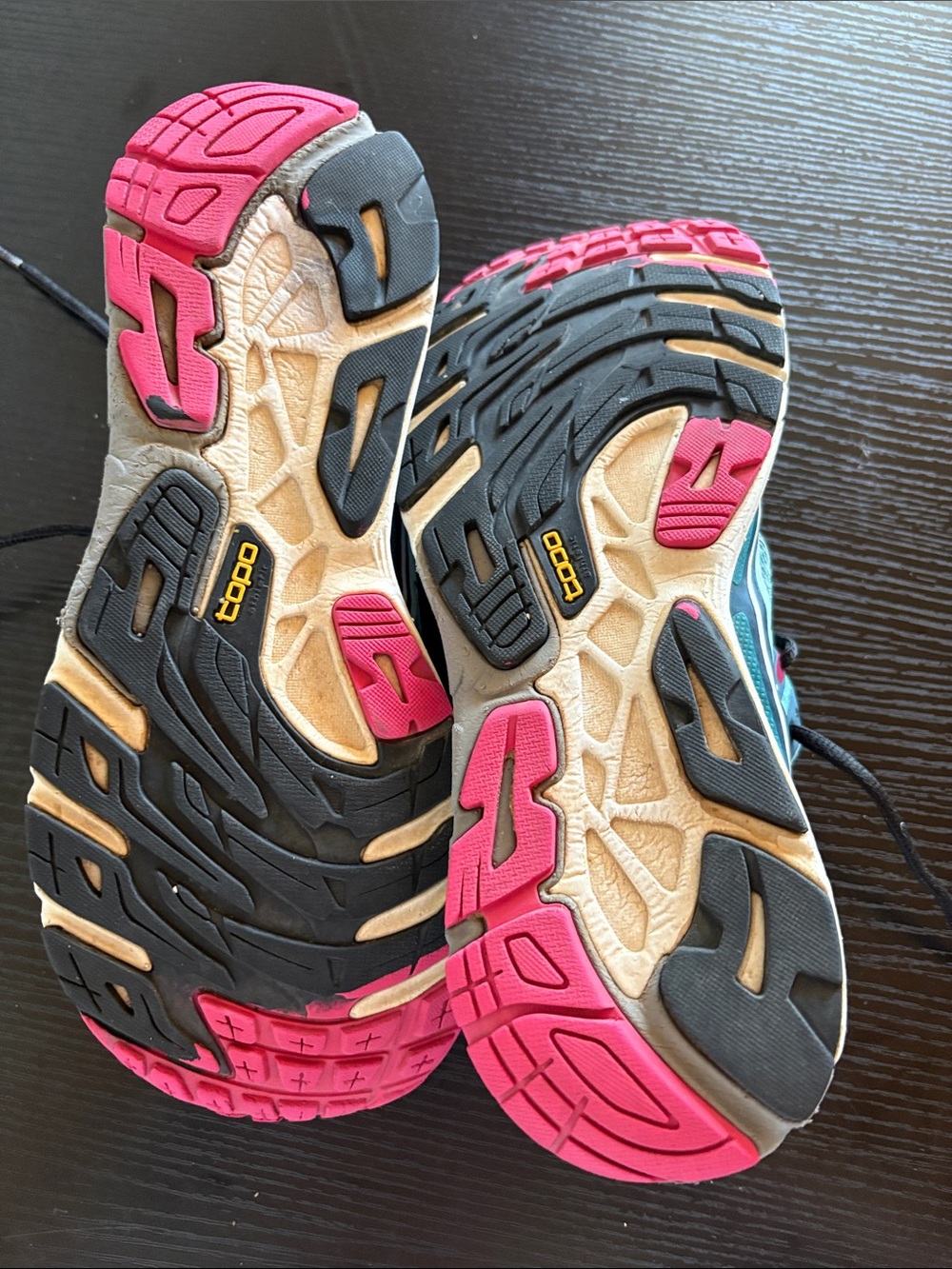 Topo Athletic Women's Light Blue/Black/Pink Running Shoes Size 9 - Picture 6 of 6